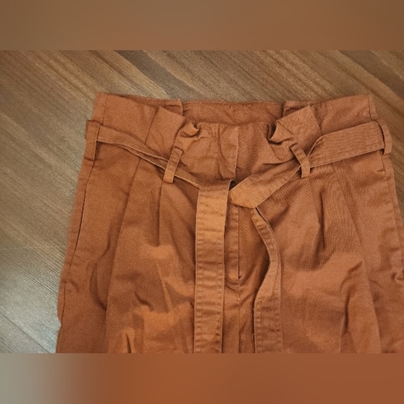 Prolouge paper bag Women's rust Orange Trousers size 8 NWOT - Picture 3 of 8